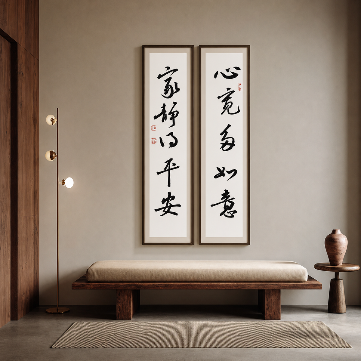 Heart wide, fortune flows;  Home still, safety grows.