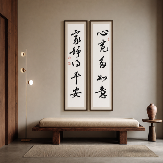 Heart wide, fortune flows;  Home still, safety grows.