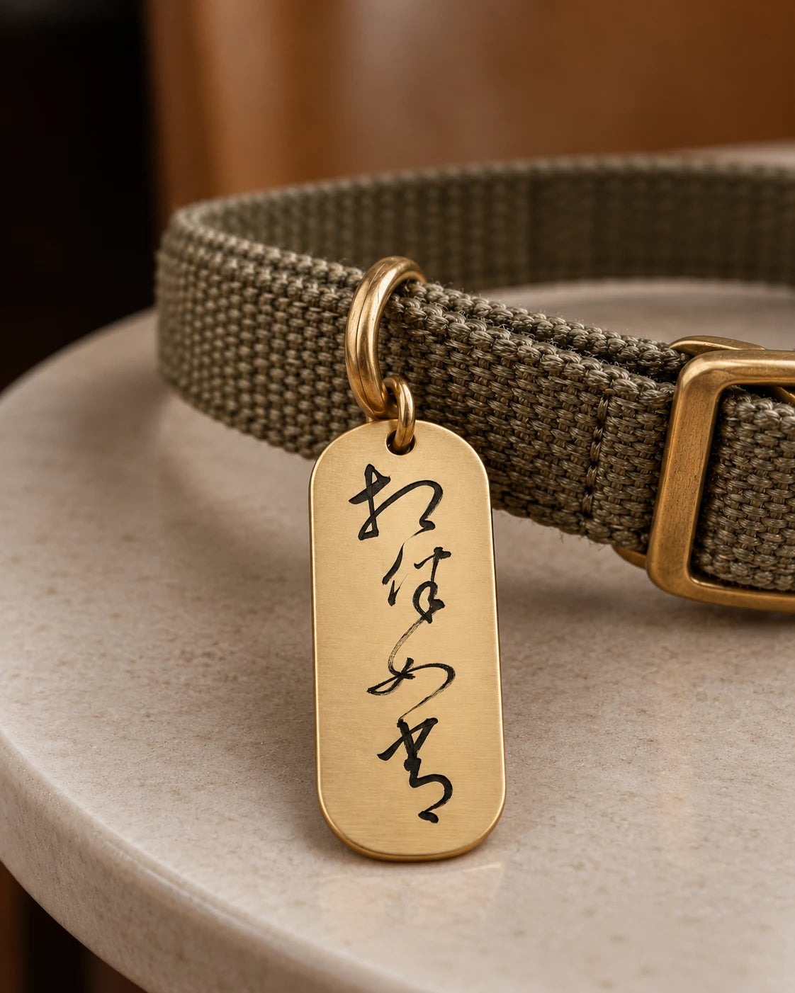 Application inspiration: 相伴如常 on a pet tag
