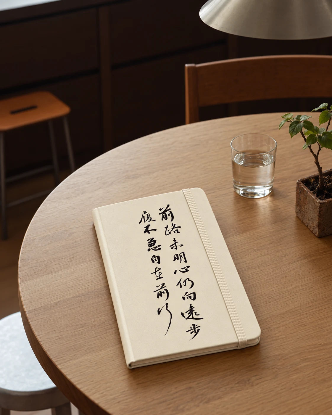 Application inspiration: a longer original on a notebook cover