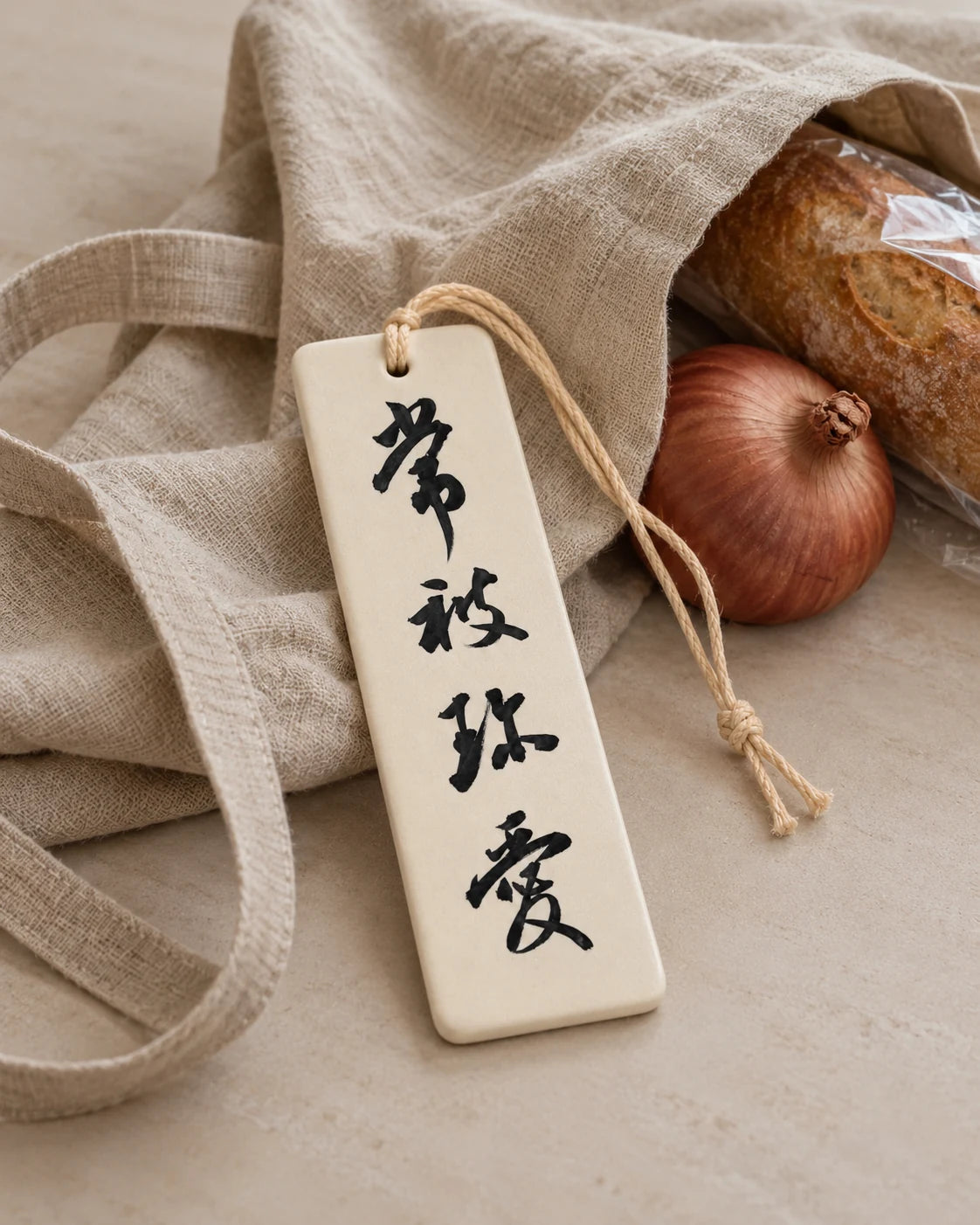Application inspiration: 常被珍爱 on a personal keepsake tag