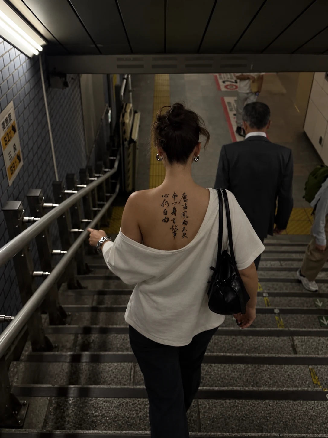 Placement inspiration: a longer original on the upper back
